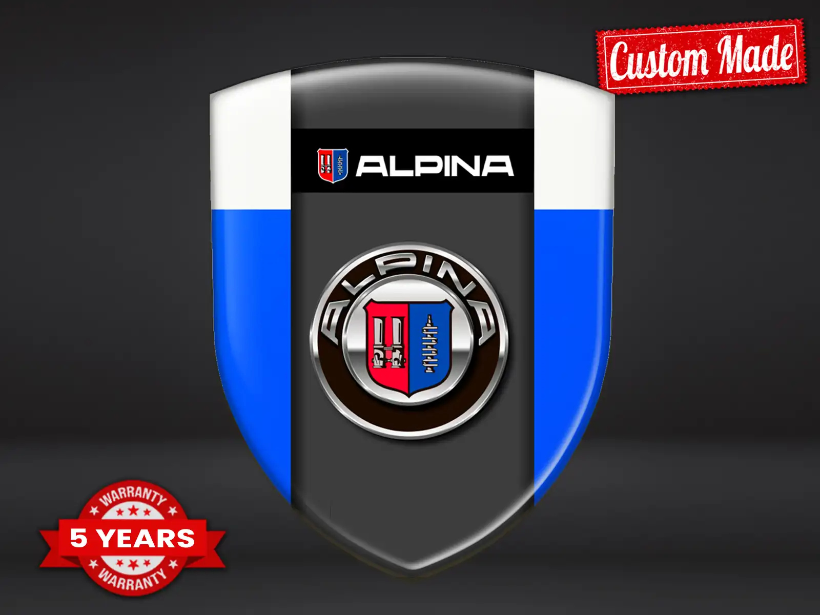 Alpina Autoaufkleber Professionell Stabil Modern